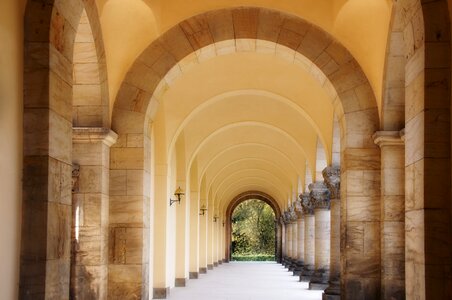 Arcade archway crematorium photo