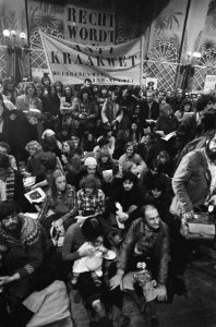 Landelijke manifestatie Anti Kraakwet in Brakkegrond Amsterdam overzicht tijd, Bestanddeelnr 929-5235