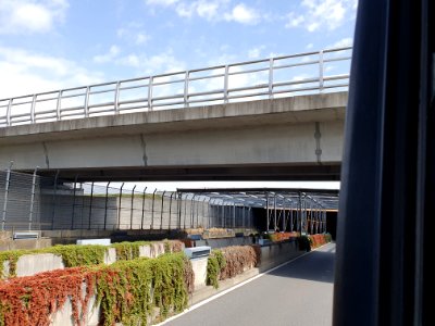 Landscapes of Haneda, shot from the free shuttle bus 33 photo