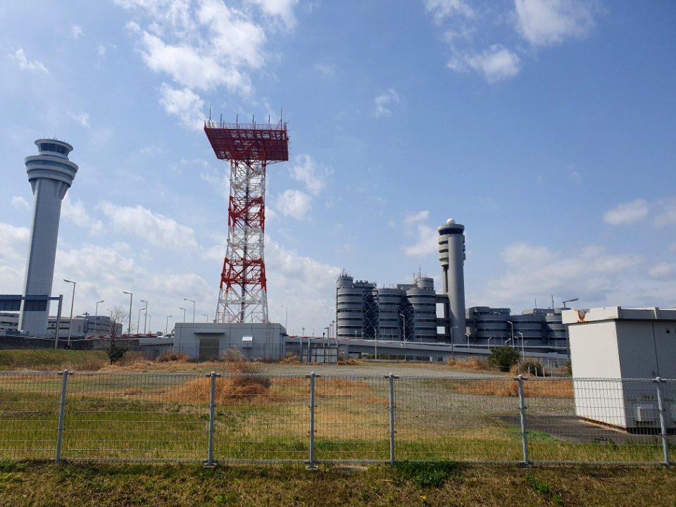 Landscapes of Haneda, shot from the free shuttle bus 4