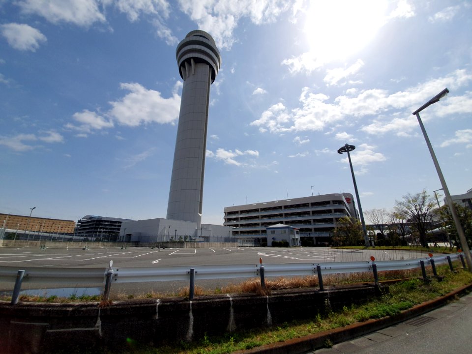 Landscapes of Haneda, shot from the free shuttle bus 35