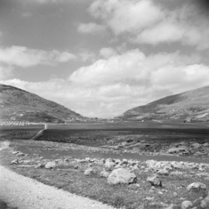Landschap langs de weg van Ramallah naar Nablus, Bestanddeelnr 255-5557