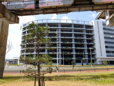 Landscapes of Haneda, shot from the free shuttle bus 20