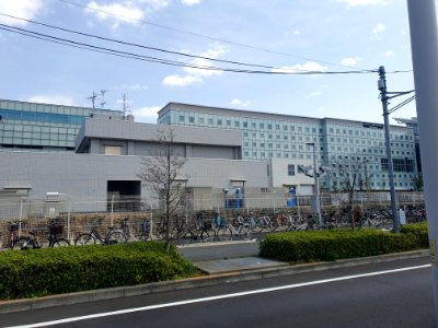Landscapes of Haneda, shot from the free shuttle bus 16