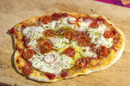 Italian bake your own pizza topping photo