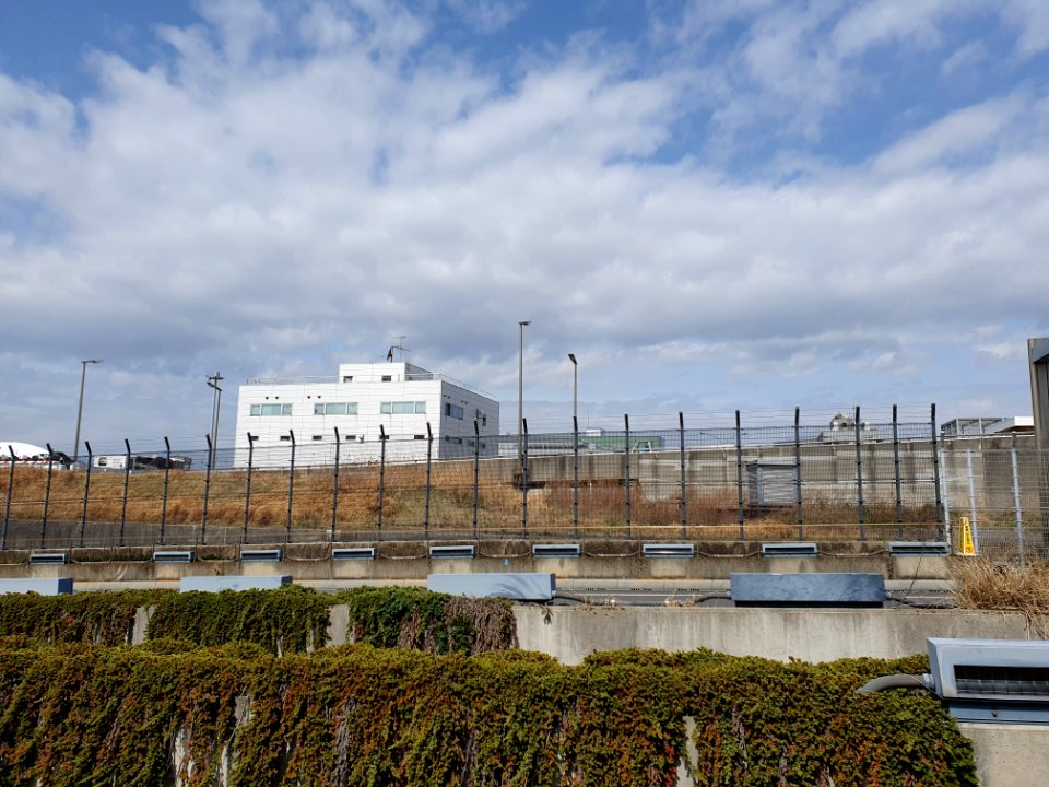 Landscapes of Haneda, shot from the free shuttle bus 32