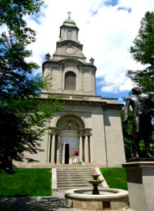 Lafayette College Easton PA 37 building fountain statue
