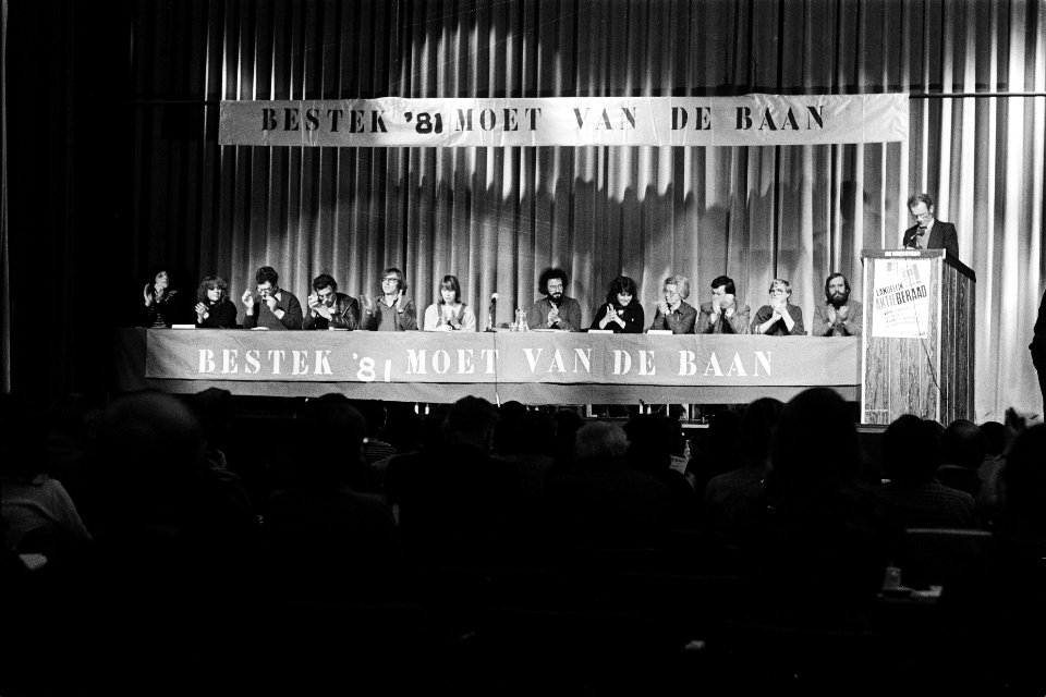 Landelijk aktieberaad over Bestek 1981 in Amsterdam, Bestanddeelnr 930-6851
