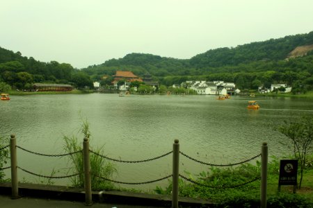 Lake and Water Town and Palace in CCTV Nanhai Studio, Foshan, Guangdong, China, picture1