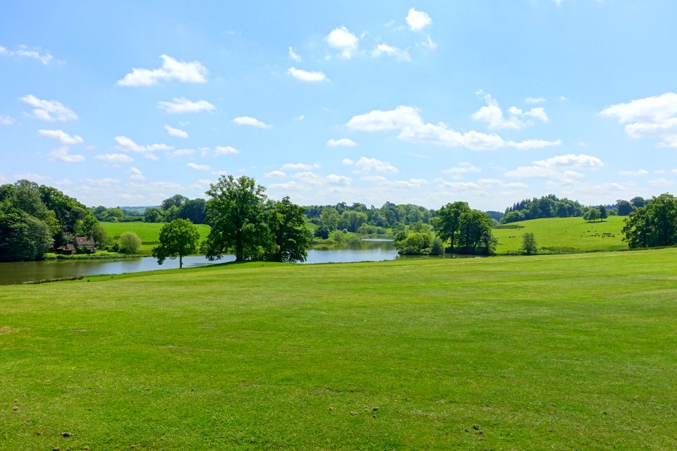 Lake and field - Bowood - Wiltshire, England - DSC00644