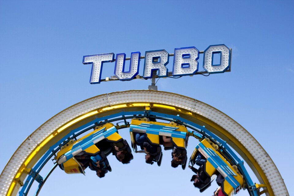 Fairground fun outdoors
