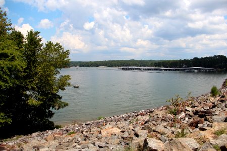 Lake Allatoona from Allatoona Pass Battlefield, Aug 2017