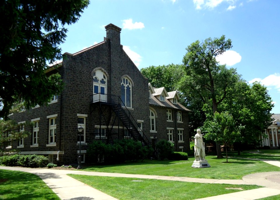 Lafayette College Easton PA 53 campus view pathways