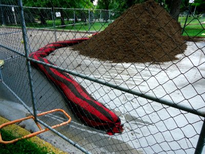 Lafayette College Easton PA 46 construction erosion barrier