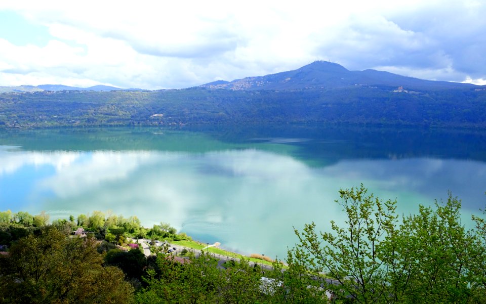 Lake Albano from Castel Gandolfo - Castel Gandolfo - DSC04484