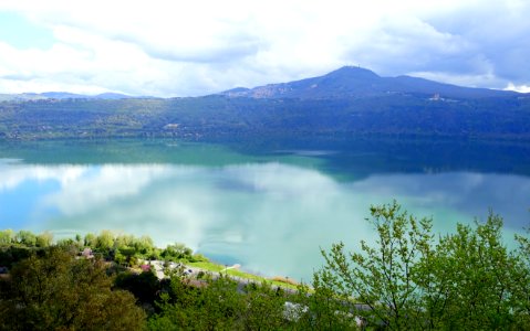 Lake Albano from Castel Gandolfo - Castel Gandolfo - DSC04484