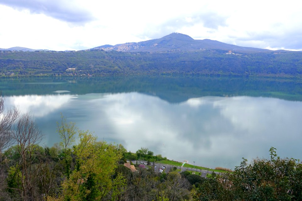 Lake Albano from Castel Gandolfo - Castel Gandolfo - DSC04502