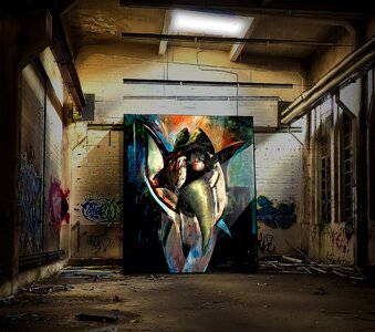 Lost place acrylic painting gallery