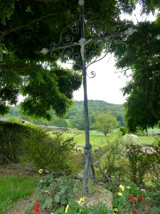 Lalobbe (Ardennes) croix de chemin