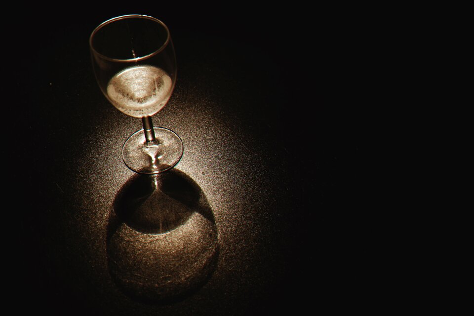Gray wine gray glass gray glasses