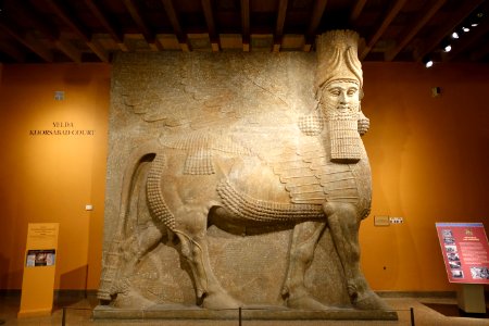Lamassu - Palace of Sargon II, Khorsabad - Oriental Institute Museum, University of Chicago - DSC07525