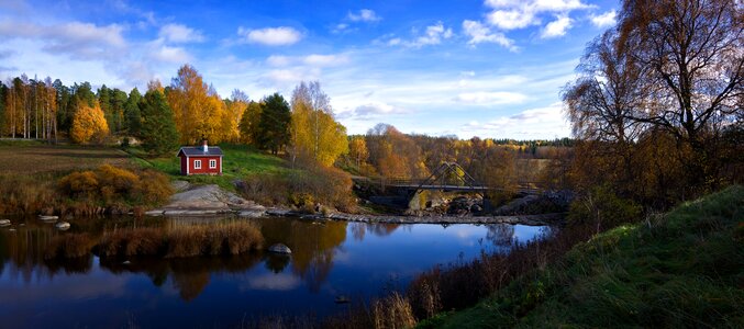 Landscape fall foliage