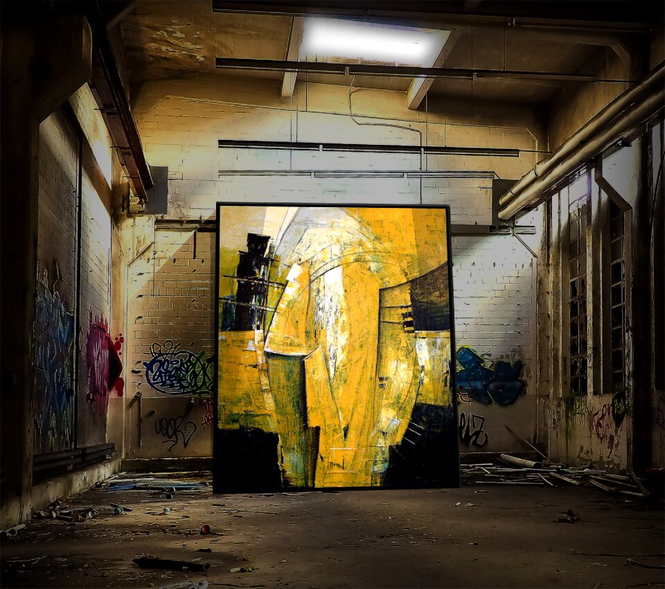 Lost place acrylic painting gallery