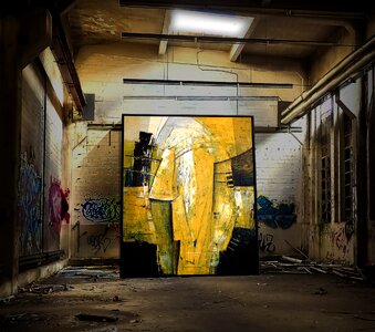 Lost place acrylic painting gallery