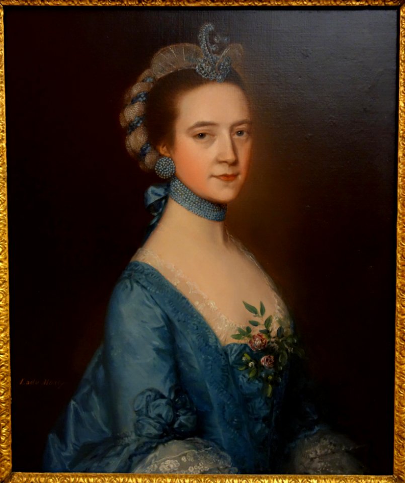 Lady Mostyn (Mrs. Edward Mostyn) by Thomas Gainsborough, c. 1759, oil on canvas - Albany Institute of History and Art - DSC08060
