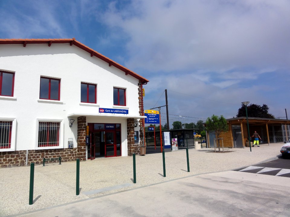 Labouheyre (Landes) la gare