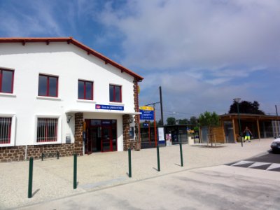 Labouheyre (Landes) la gare