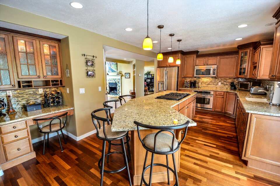 House remodel granite counters