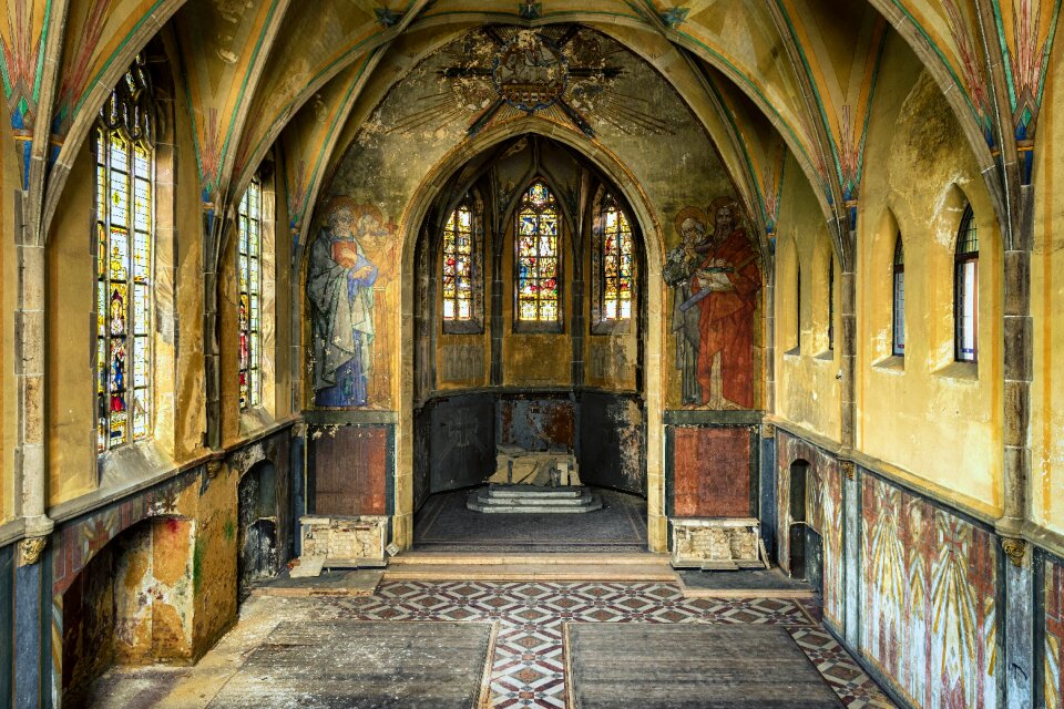 House of prayer abandoned empty