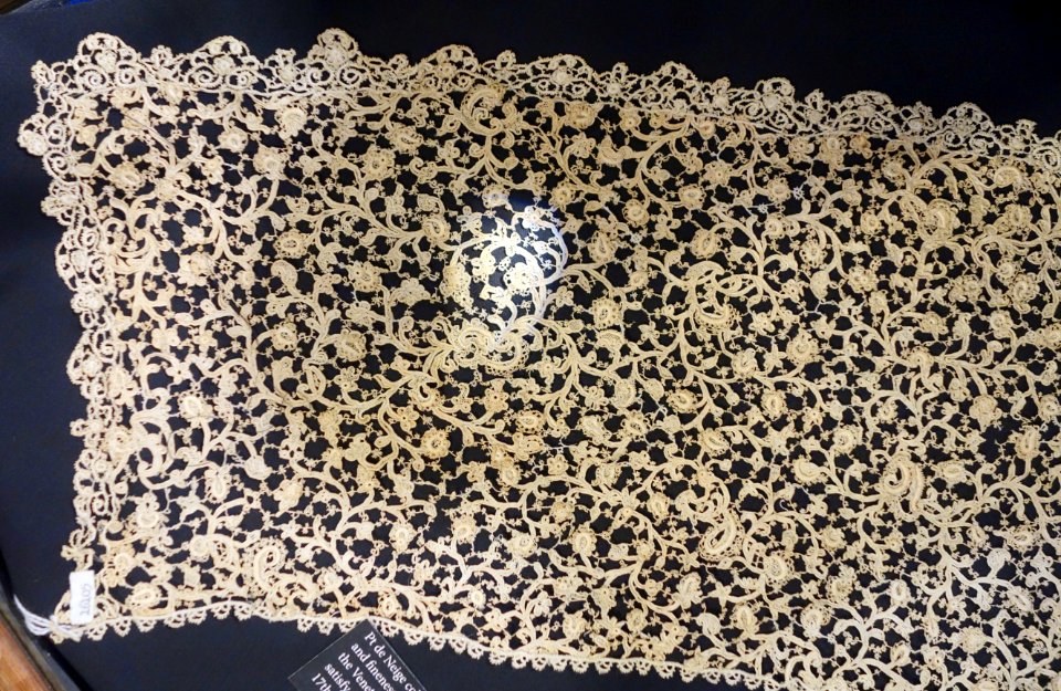 Lace specimen - Lacis Museum of Lace and Textiles - Berkeley, CA - DSC04615