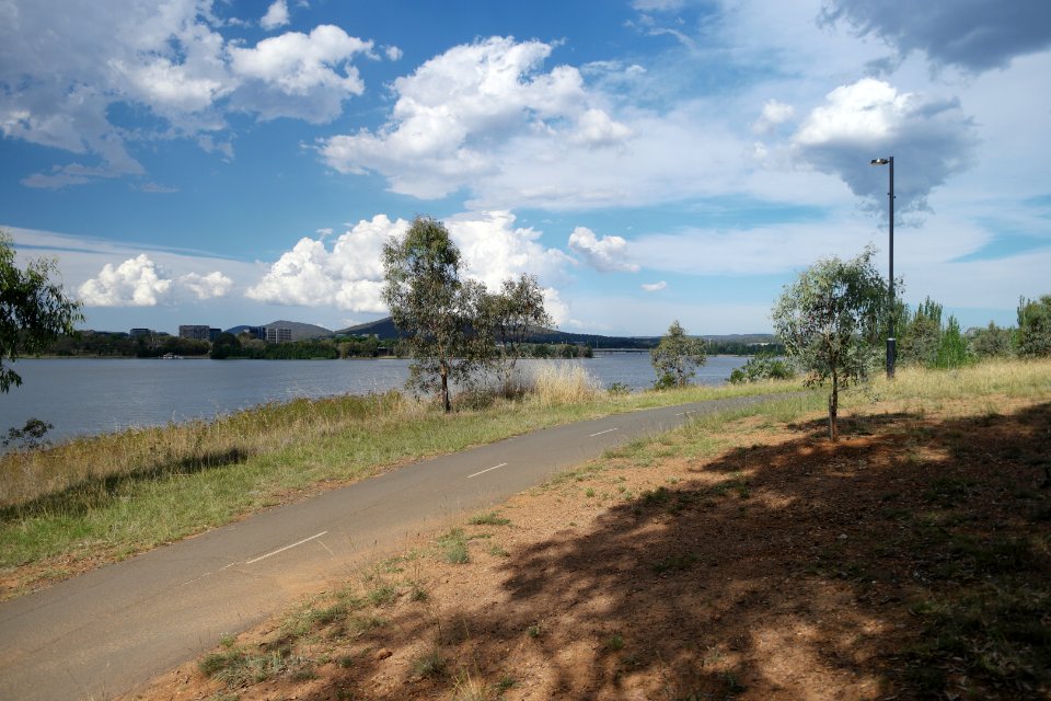 Lake Burley Griffin view from between Blue Gum Point and Attunga Point 004