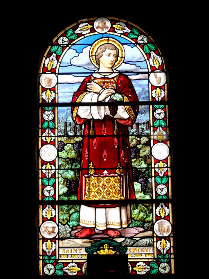 Lailly-en-Val (Loiret) Église, vitrail 10