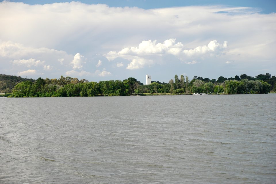Lake Burley Griffin view from between Blue Gum Point and Attunga Point 010