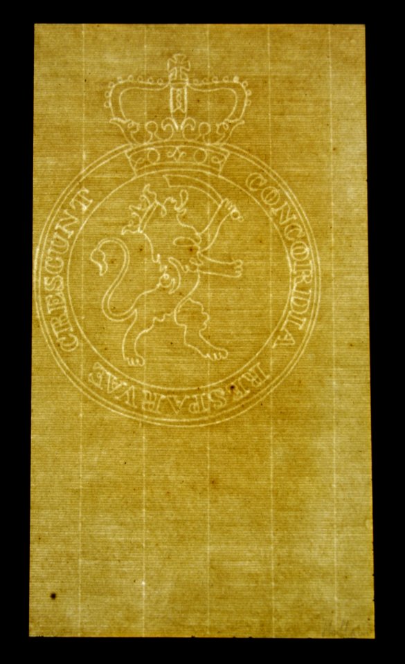 Laid watermark - Robert C. Williams Paper Museum - DSC00505