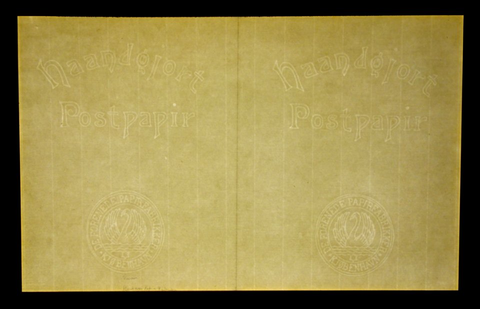 Laid watermark - Robert C. Williams Paper Museum - DSC00498