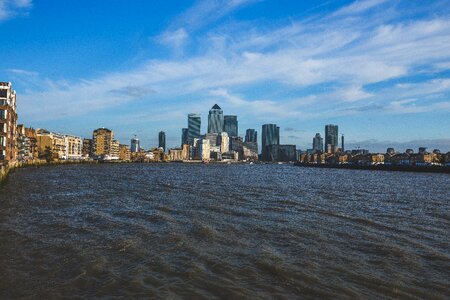 London sky scraper view photo
