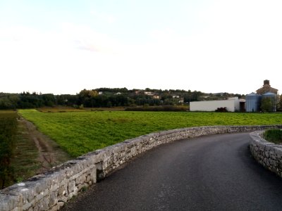 Lanas - Pont vers Saint-Maurice-d'Ardèche et minoterie