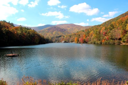 Lake Trahlyta, Vogel State Park, Oct 2016 1