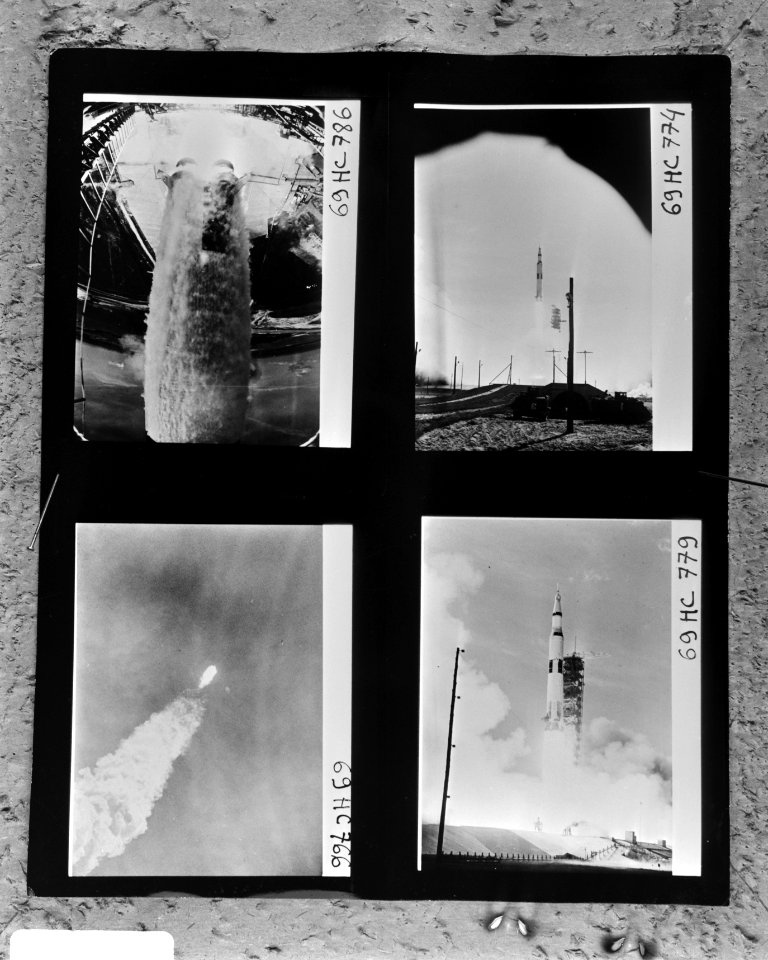 Lancering van Apollo II van Cape Kennedy, USA, Bestanddeelnr 922-7061