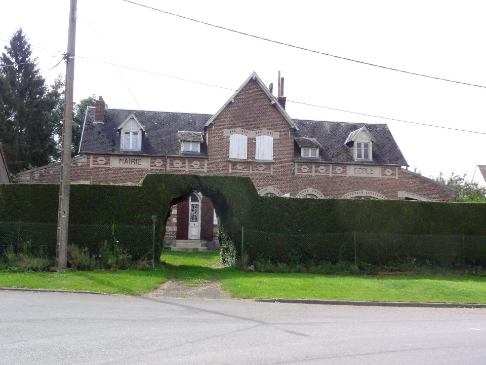 Lanchy (Aisne) mairie-école