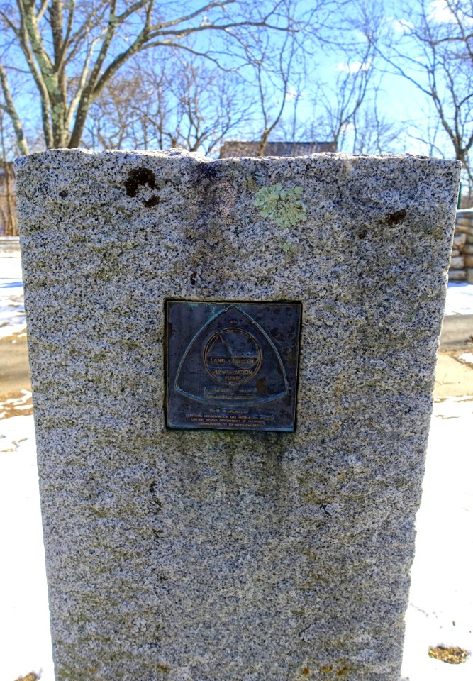 Land & Water Conservation Fund marker - Hibbert Playground - Arlington, MA - DSC08298
