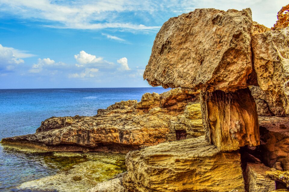 Rugged coast erosion