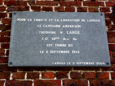 Landas (Nord, Fr) plaquette '44