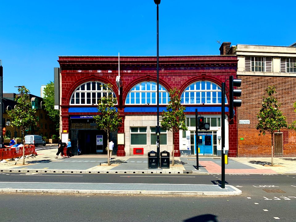 Lambeth North 2020 entrance