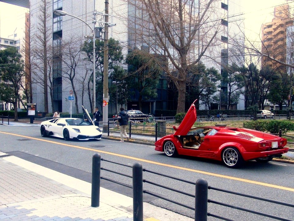 Lamborghini Countach 25th Anniversary and Lamborghini Murciélago LP670-4SV
