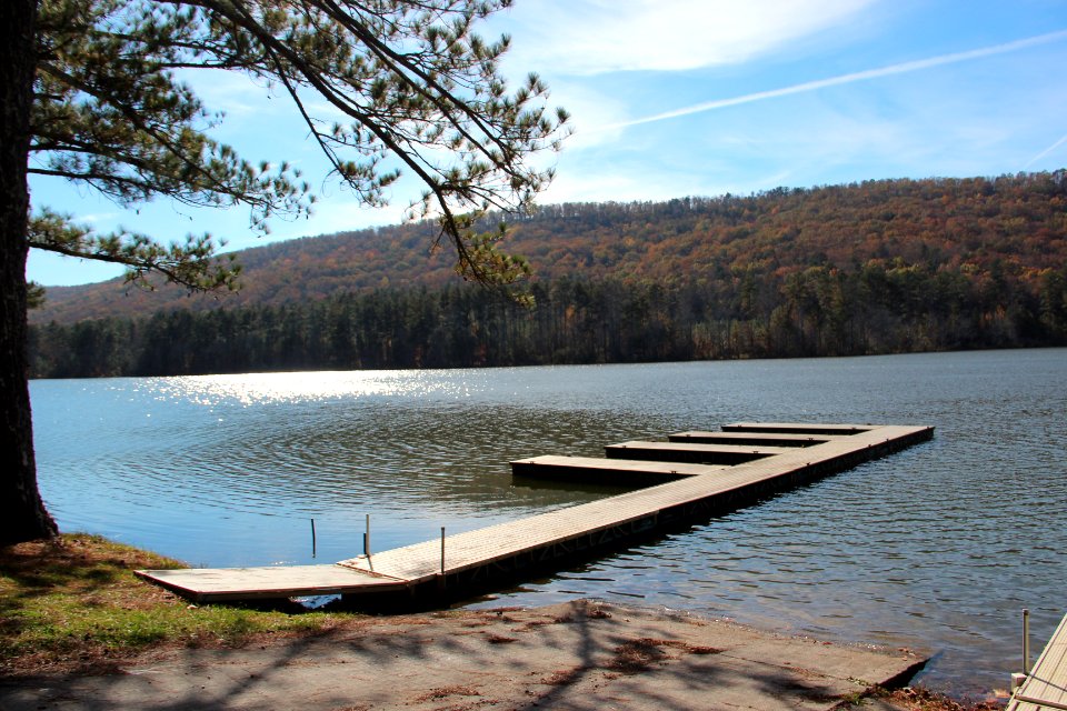 Lake Marvin, Floyd County, GA docks, Nov 2017